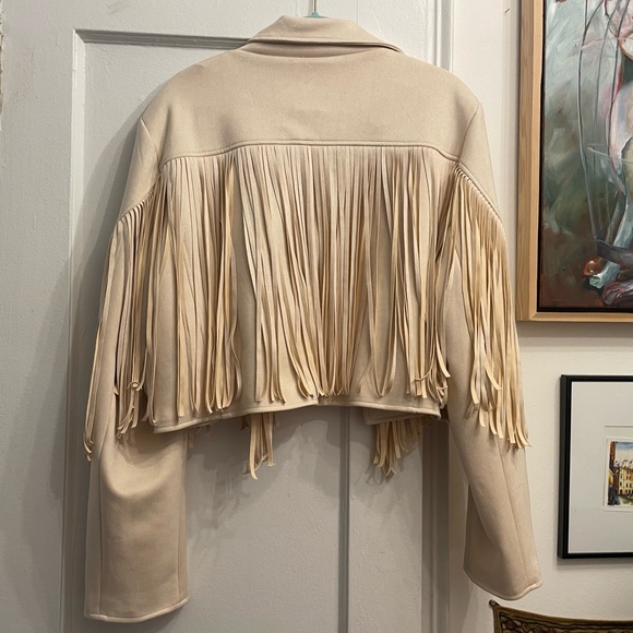 cece suede fringe jacket - Picture 6 of 8